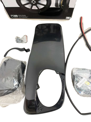 Kicker HDBL69VB Harley-Davidson Saddlebag Lid Audio Kit 2014-Present — Open Box | PS69 6x9 Speakers Included