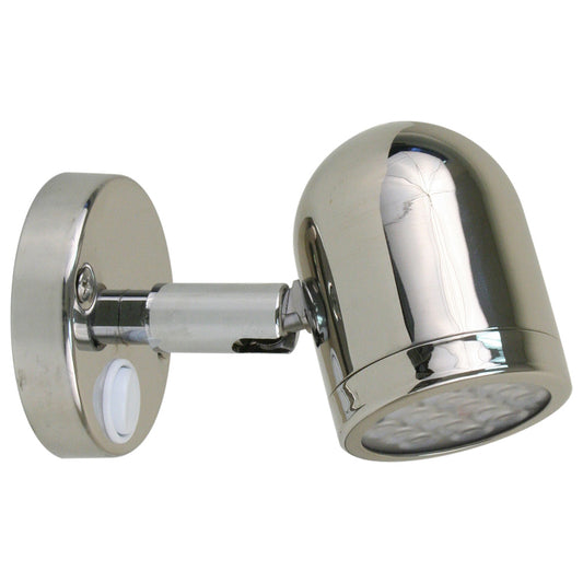 Scandvik LED 304 Stainless Steel LED Reading Light 830V 19053P