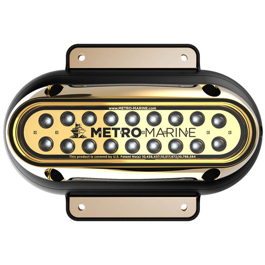 Metro Marine HighOutput Elongated Surface Mount Light wIntelligent Monochromatic LEDs White 45 Beam FSME1HW345