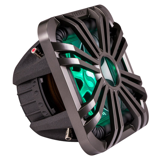 KICKER 12 Square Subwoofer Grille f11S12L7 44L7S12 Charcoal LED Lighting 11L712GLC