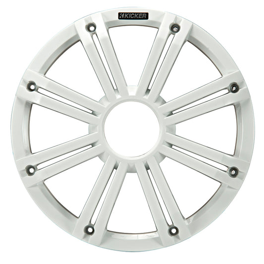 KICKER KMG12 12 Grille fKM12 KMF12 Subwoofers White LED Lighting 45KMG12W