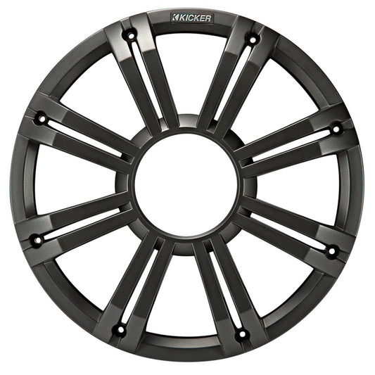 KICKER KMG12 12 Grille fKM12 KMF12 Subwoofers Charcoal LED Lighting 45KMG12C
