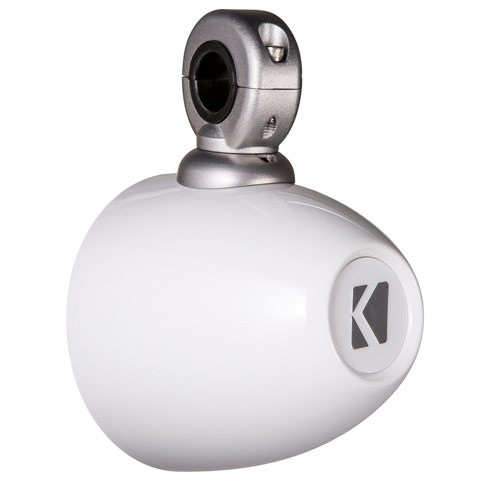 KICKER KMMTES Mini Tower Enclosures f4 Drivers White 40KMMTESW