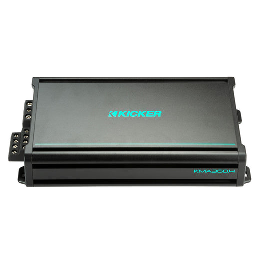 KICKER KMA3604 4 x 90W 4Channel WeatherResistant FullRange Amplifier 48KMA3604