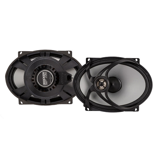 KICKER PSC572 5x7 Harley Davidson Replacement Coaxial Speakers 4Ohm Black 48PSC574