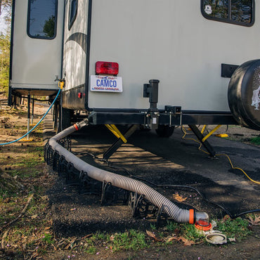 Camco Rhino X RV 20 Sewer Hose Kit  PreAttached 360Degree Swivel Fittings 39390