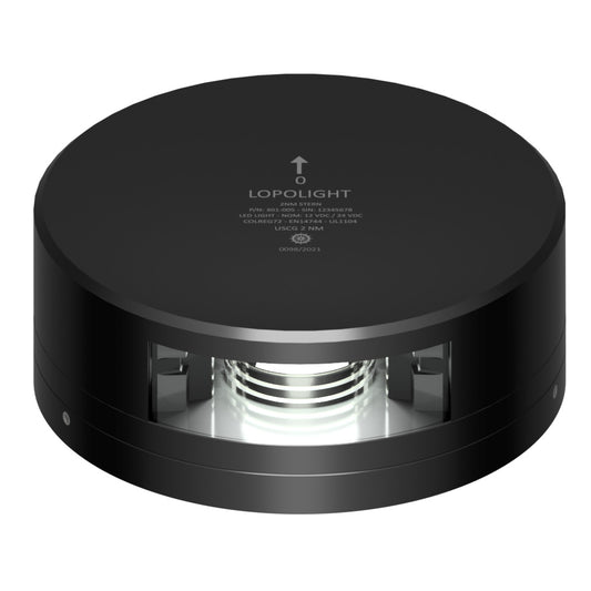 Lopolight Stern Light 2NM Black Housing wFB Base 301005FBB