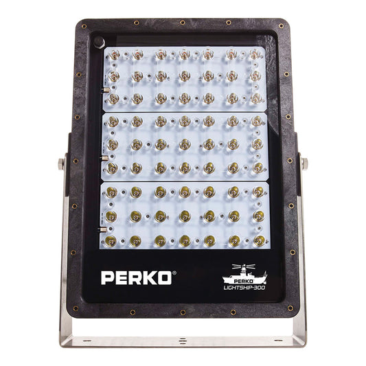 Perko Lightship 300 LED High Performance Floodlight 1224V Black 1643300F0B