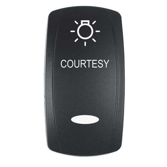 Pacer Actuator COURTESY fV Series Contura Switches Black Laser Etched TopBottom Light EV2LECTSY