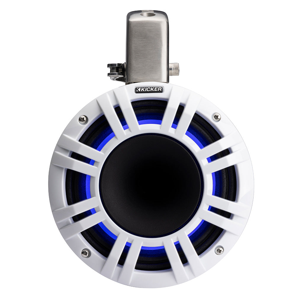 KICKER KMTCXL8 8 LED Horn Loaded Compression Driver Tower System  White 51KMTCXL8W