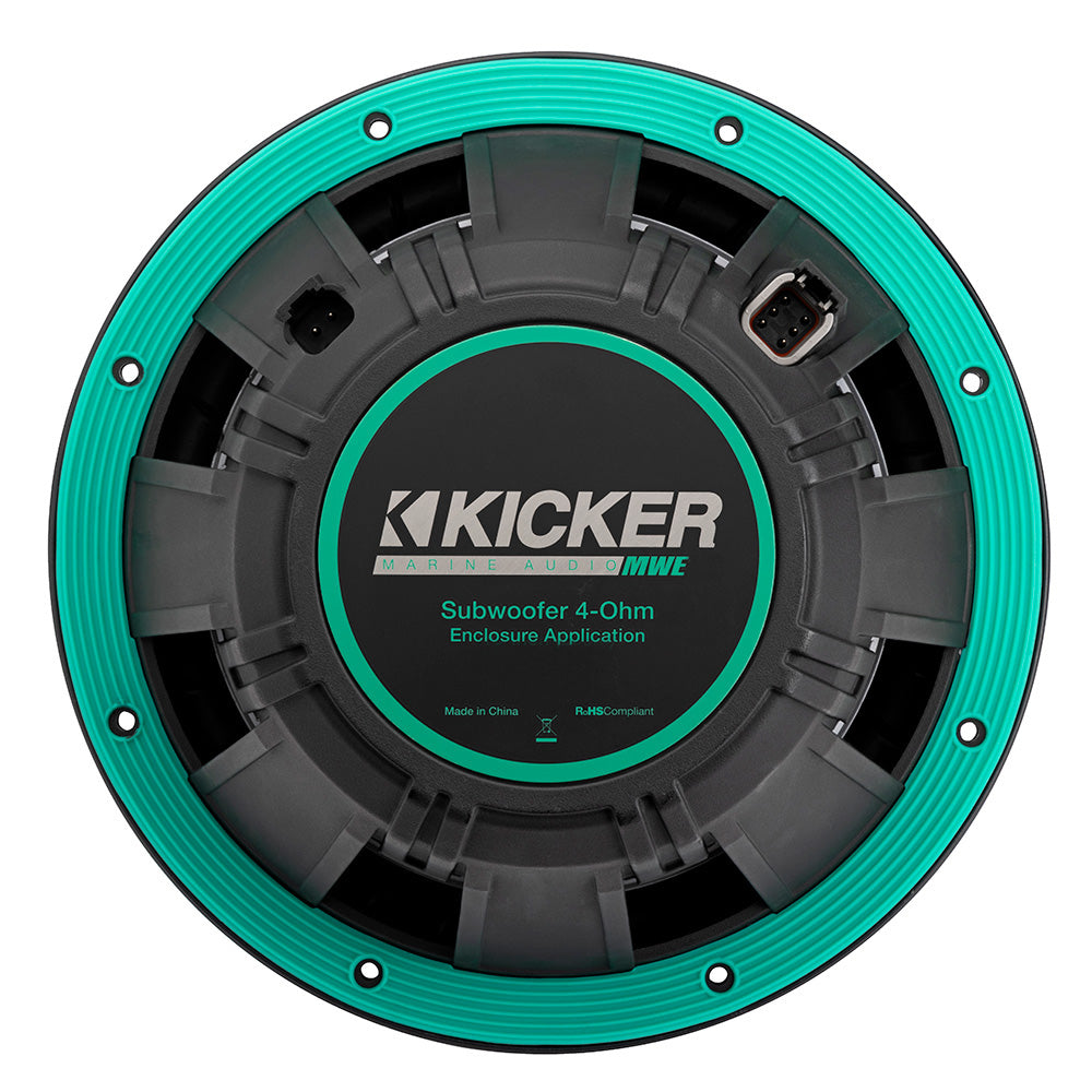 KICKER 10 Premium Marine Subwoofer fEnclosure Applications 4Ohm 51MWE104