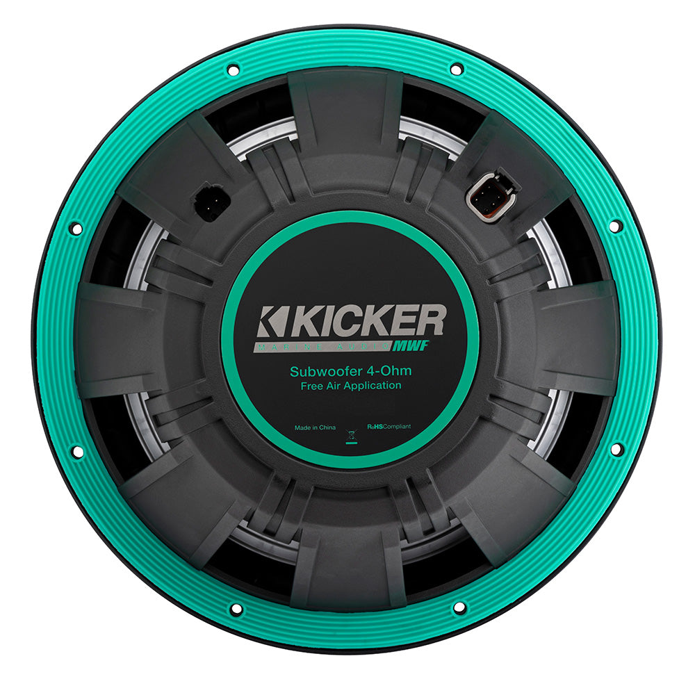 KICKER 10 Premium Marine Subwoofer fFreeAir Applications 4Ohm 51MWF104