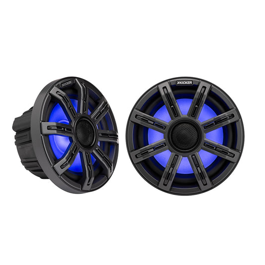 KICKER 8 Premium Marine Coaxial Speakers 4Ohm 51MSC8
