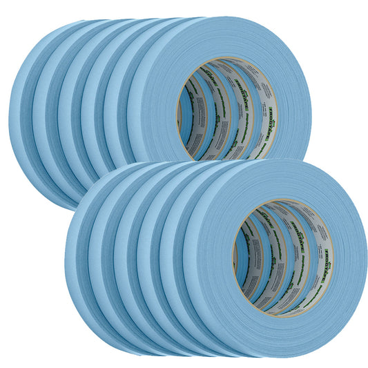 FrogTape CP 250 MediumHigh Adhesion Masking Tape  18MM x 55M x 12Pack  Light Blue  Rated f250F 105770