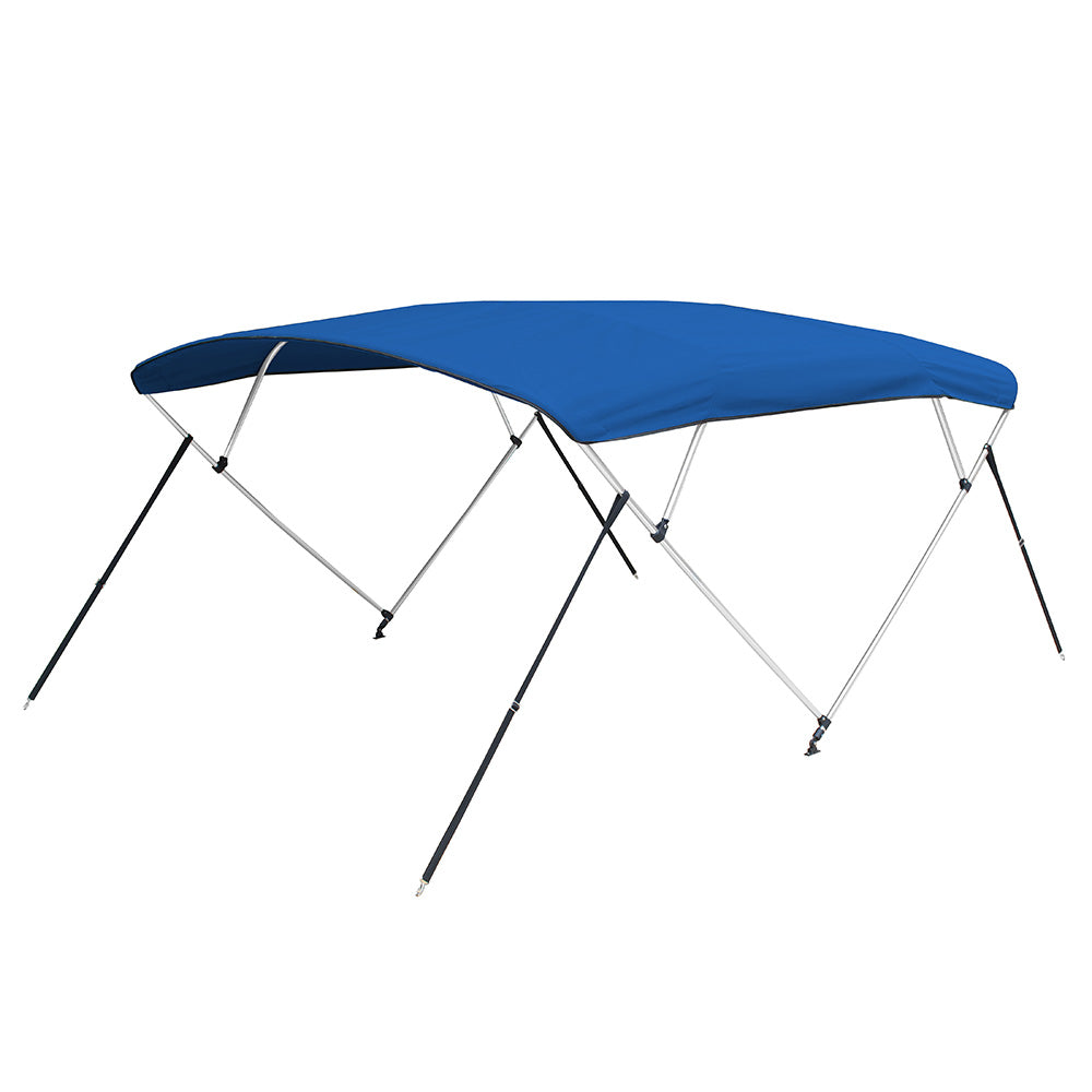 Carver 3 Bow 5481U Bimini Top with Boot Pacific Blue Acrylic A5481UB04