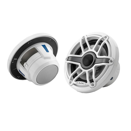 JL Audio M6 Series 65 Marine Coaxial Speakers wGloss White Sport Grille M6650XSGwGw 0100309000