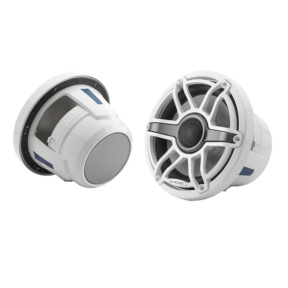 JL Audio M6 Series 88 Marine Coaxial Speakers wGloss White Sport Grille M6880XSGwGw 0100307800