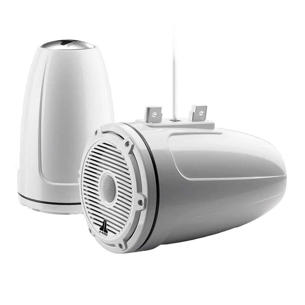 JL Audio M6 Series 77 Enclosed Tower Coaxial System wGloss White Classic Grille M6770ETXv3GwC3Gw 0100385600