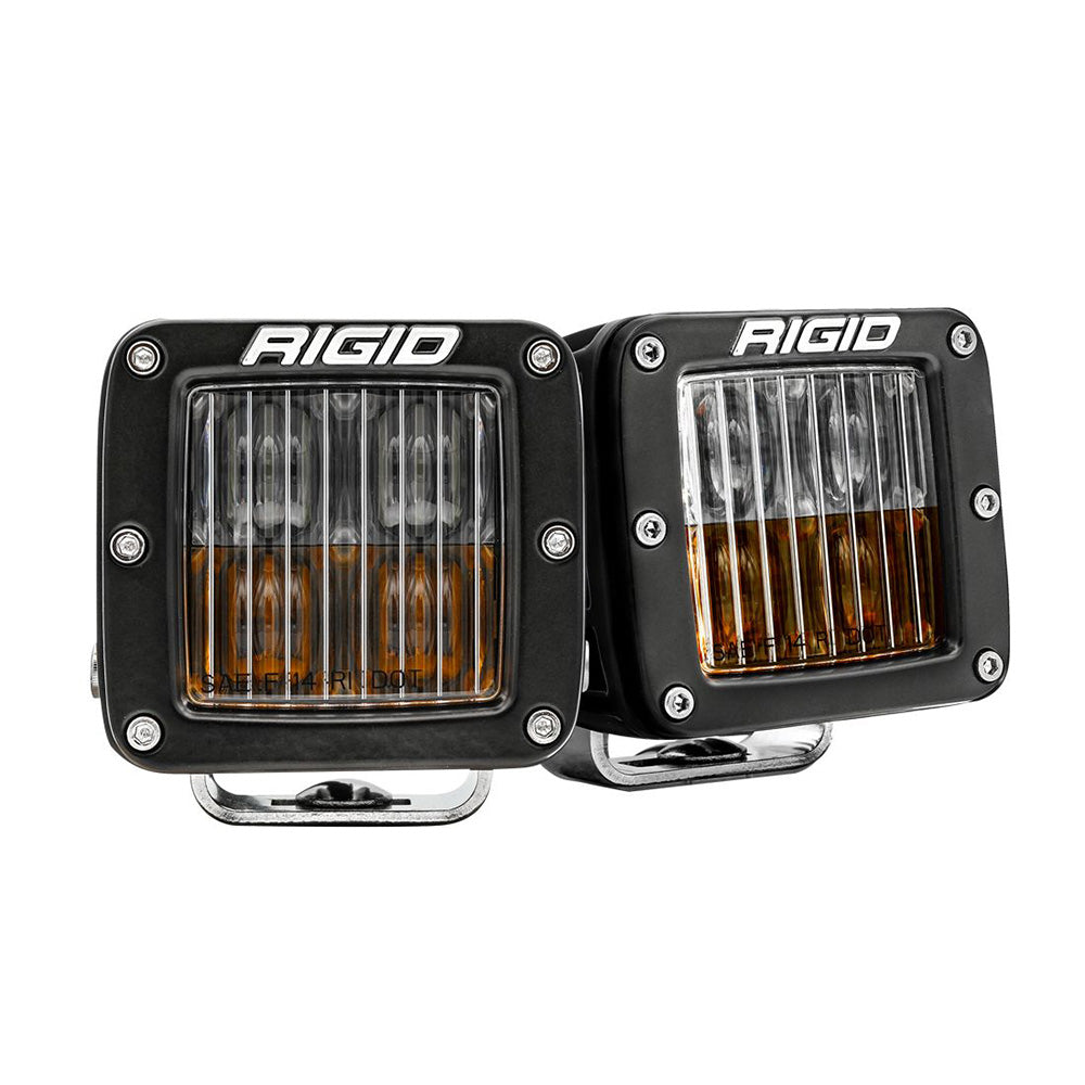 RIGID Industries DSeries LED SAE Fog Beam YellowWhite Set of 2 50482