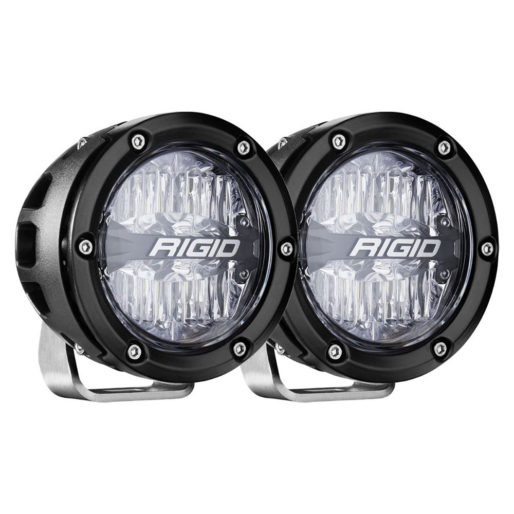 RIGID Industries 360Series RGBW 4 Offroad Lamp Drive Beam wRGBW Backlight Pods Set of 2 36401