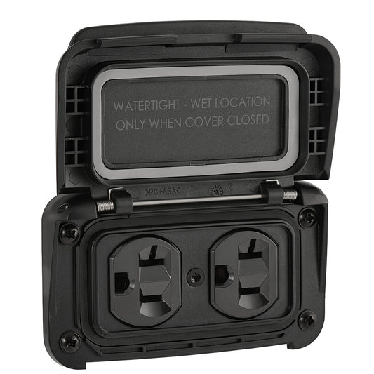 Scanstrut Ventura Series Dual AC Outlet 125V 20A SCVP1