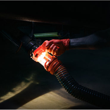 Camco Rhino RV Sewer Hose Extender PRO  5 Sewer Hose Extension  TorqueGrip Handle wBuiltIn LED Flashlight 39570