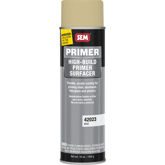 SEM HighBuild Primer Surfacer 20oz Aerosol Can Beige 42023
