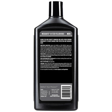 Meguiars HiTech Yellow Wax 16oz M2616