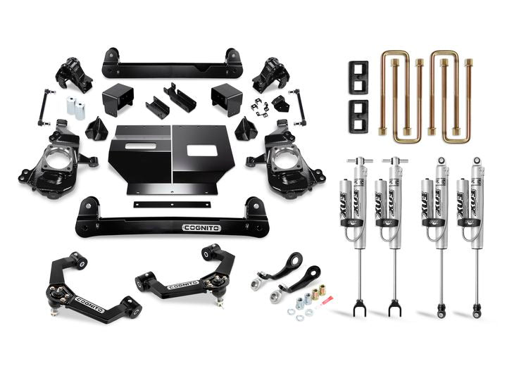 Cognito Motorsports 4" Performance Lift 20-C GM 2500/3500 SM Series Ball Joint Upper Control Arms,front/rear Fox Shocks - Suspension Lift Kits