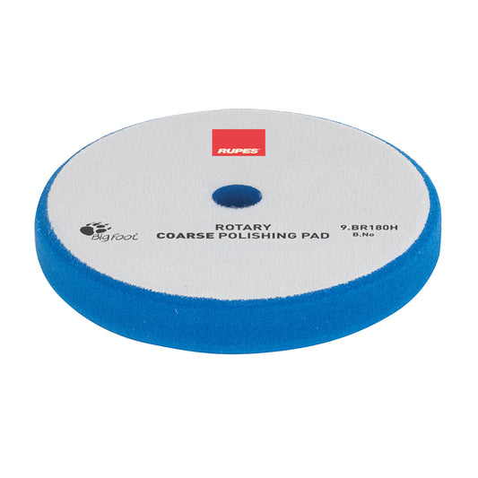 RUPES Rotary Coarse Polishing Foam Pad 155160mm Blue 9BR180H
