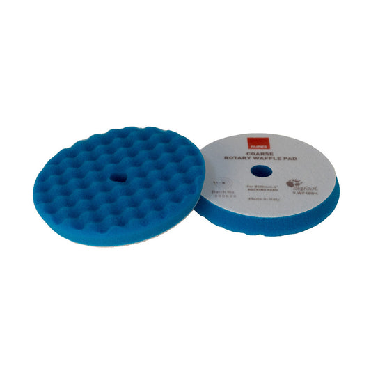RUPES Velcro Waffle Coarse Polishing Foam Pad fRotary Polishers 200mm  Blue 9WF200H