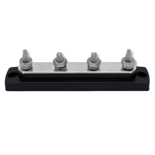 Bluewater Common Stud Busbar 4 Gang Black 312303B020