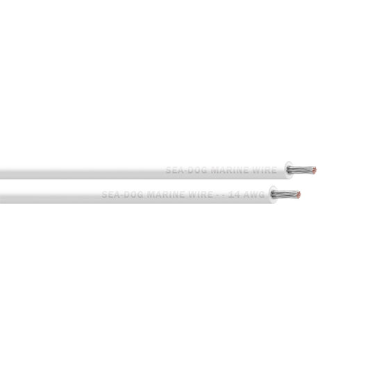 SeaDog 14 AWG White Primary Wire 25 8014050