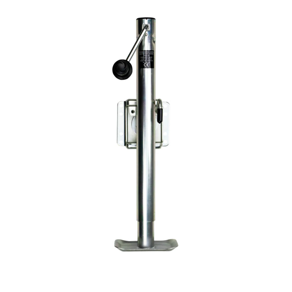 Powerwinch Saltwater Series Jack 2500lb WeldOn Flat Plate Zinc 500 HR Salt Spray 21600J2500WFZR