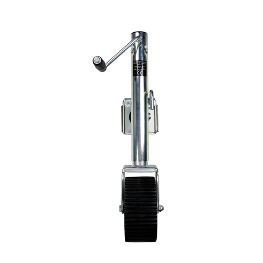 Powerwinch Utility Series Jack 1500lb WeldOn Single Wheel Wide Zinc 21500J1500W1WZR