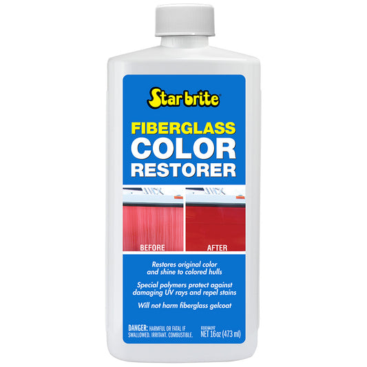 Star brite Fiberglass Color Restorer Formulated fColored Hulls 16 oz 81816