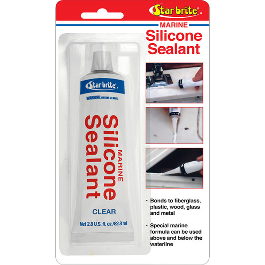 Star brite Marine Silicone Sealant Clear 28 oz 82102