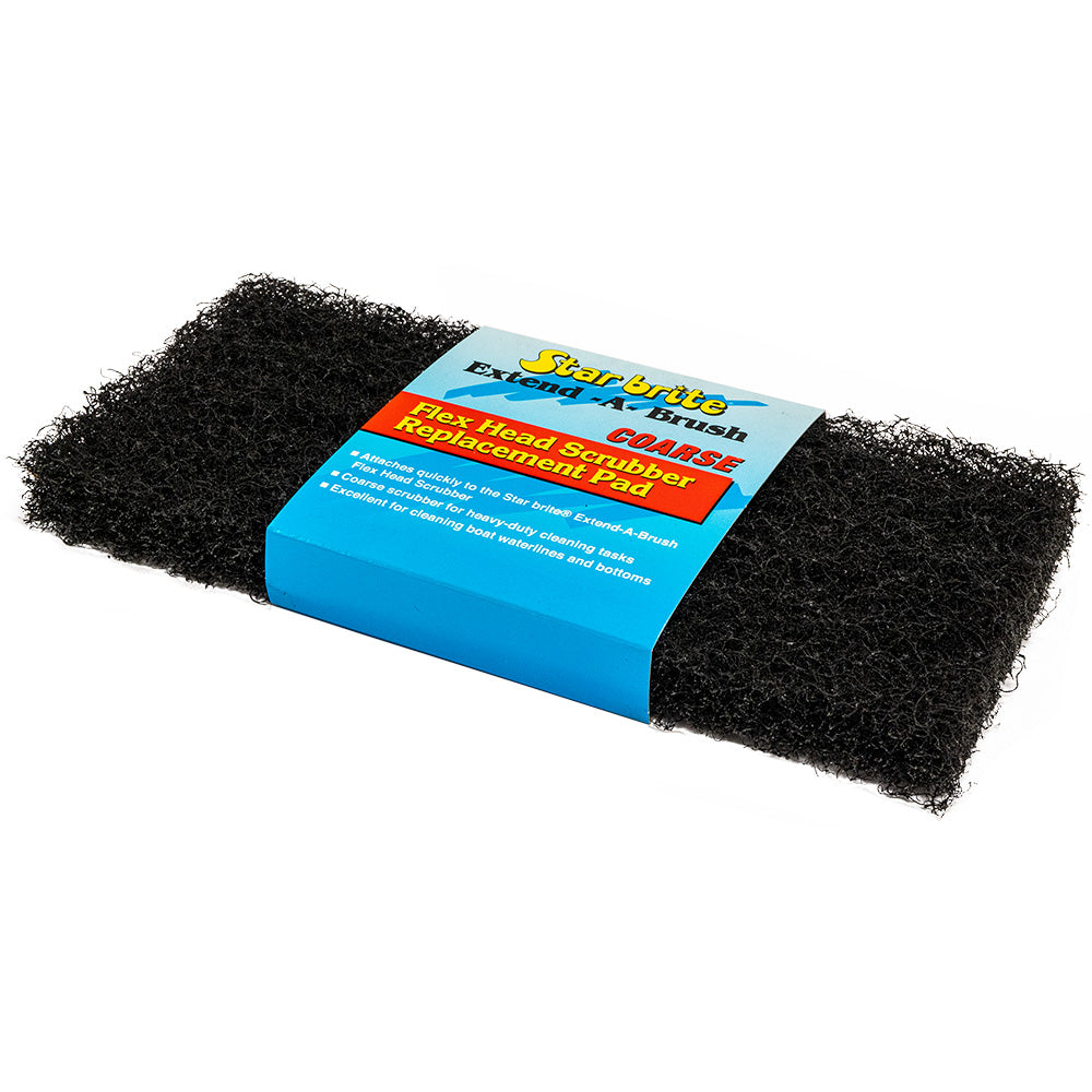 Star brite Large Scrub Black Heavy Duty Pad Coarse Texture 40127
