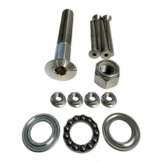 Sea Swivel Replacement Mount Hardware Kit w5 Main Bolt Nut Bearing 4Bolt Package of Mounting Hardware SEAHDMHARDWAREKIT