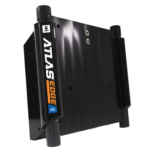 TH Marine ATLAS EDGE 4 Set Back Hydraulic Jack Plate Classic Black AHJE4VBDP