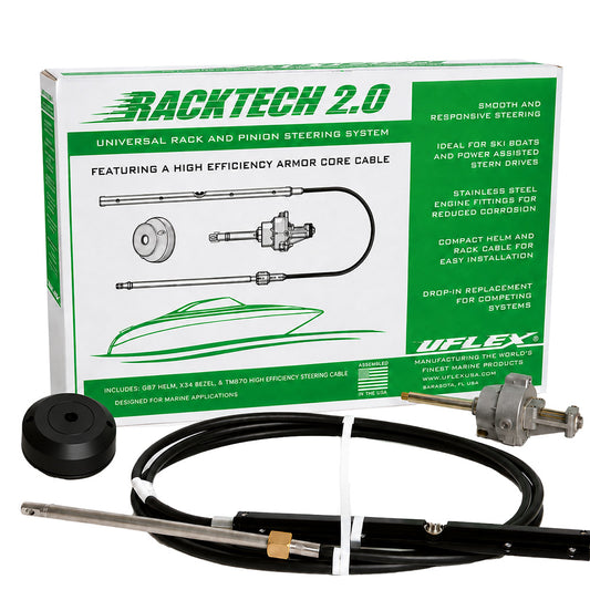 Uflex Racktech 20 High Efficiency Rack Pinion System Kit 13 Cable RACKTECH2013