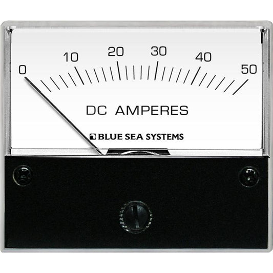 Blue Sea 8022 DC Analog Ammeter 234 Face 050 AMP DC 8022