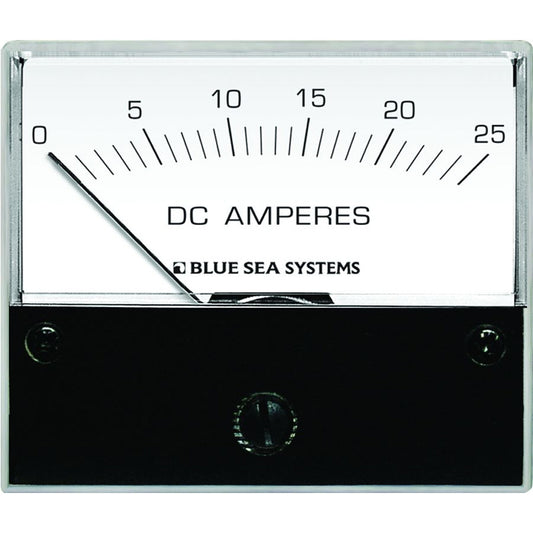 Blue Sea 8005 DC Analog Ammeter 234 Face 025 Amperes DC 8005