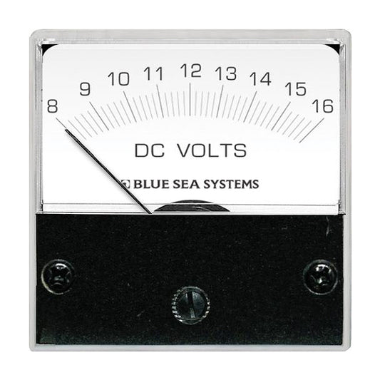 Blue Sea 8028 DC Analog Micro Voltmeter 2 Face 816 Volts DC 8028
