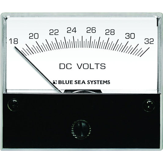 Blue Sea 8240 DC Analog Voltmeter 234 Face 1832 Volts DC 8240