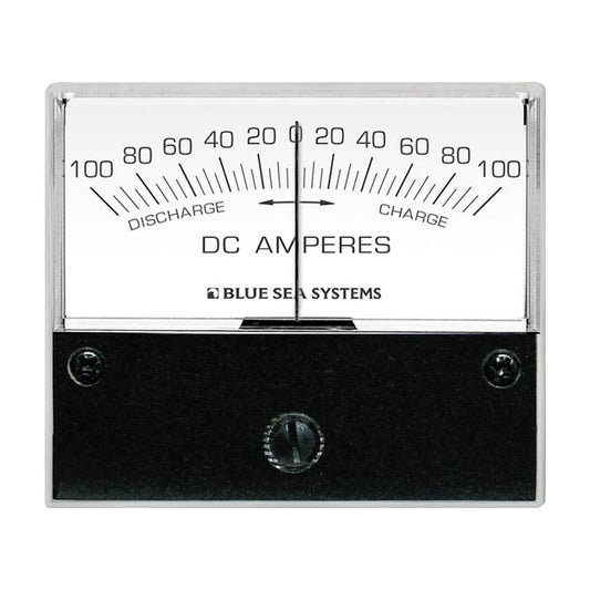Blue Sea 8253 DC Zero Center Analog Ammeter 234 Face 1000100 Amperes DC 8253