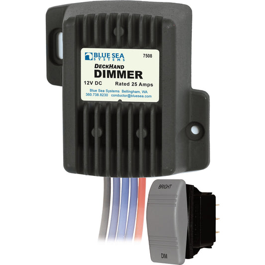 Blue Sea 7508 DeckHand Dimmer 25 Amp12V 7508