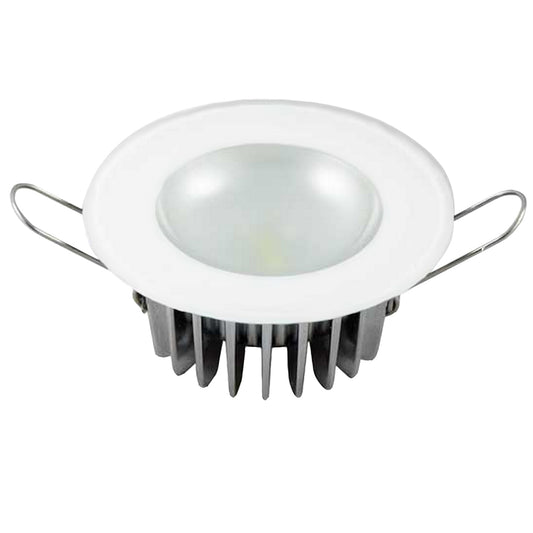 Lumitec Mirage Flush Mount Down Light Glass FinishNo Bezel 4Color RedBluePurple Non Dimming wWhite Dimming 113190