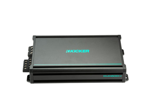 Kicker 48KMA600.4 Marine 4-Channel Amplifier 600W Class-D Boat Amp