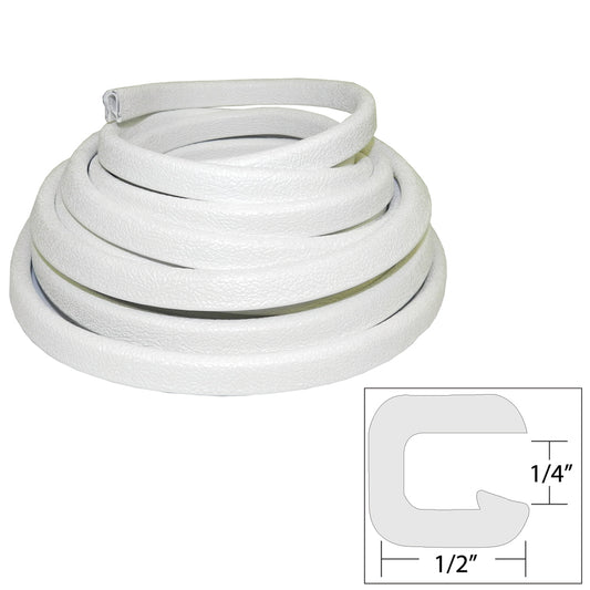 TACO Flexible Vinyl Trim 14 Opening x 12W x 25L White V301008W251